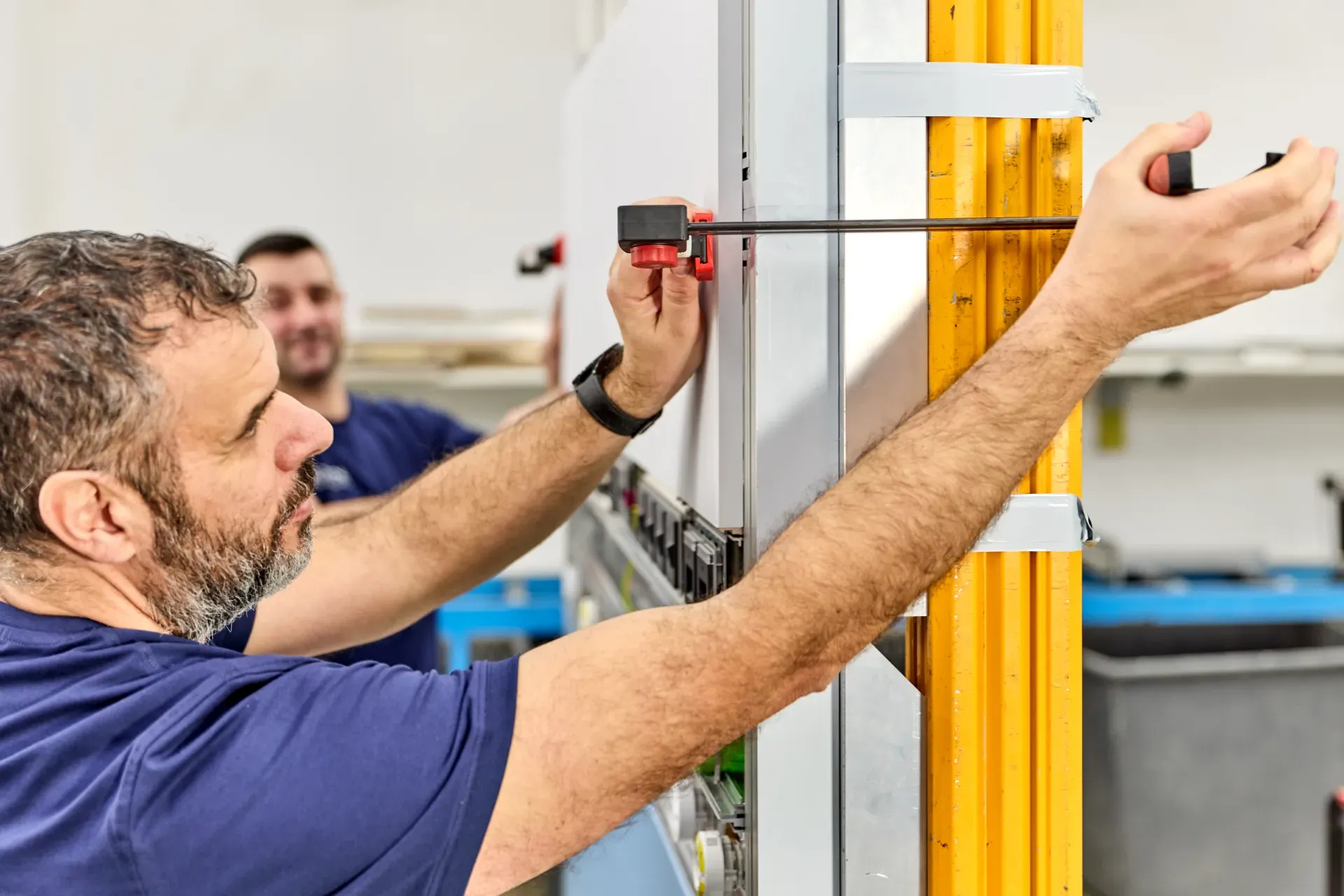 Mitarbeiter bei der Arbeit